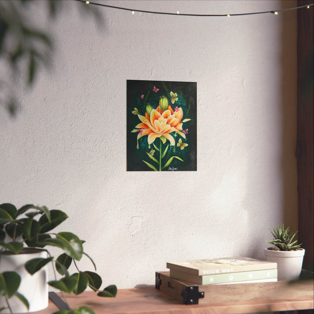 Lilies in Bloom Collection — Double Asiatic Lily Fine Art Print