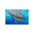 Wildlife Collection Gray Whale & Calf—Fine Art Print