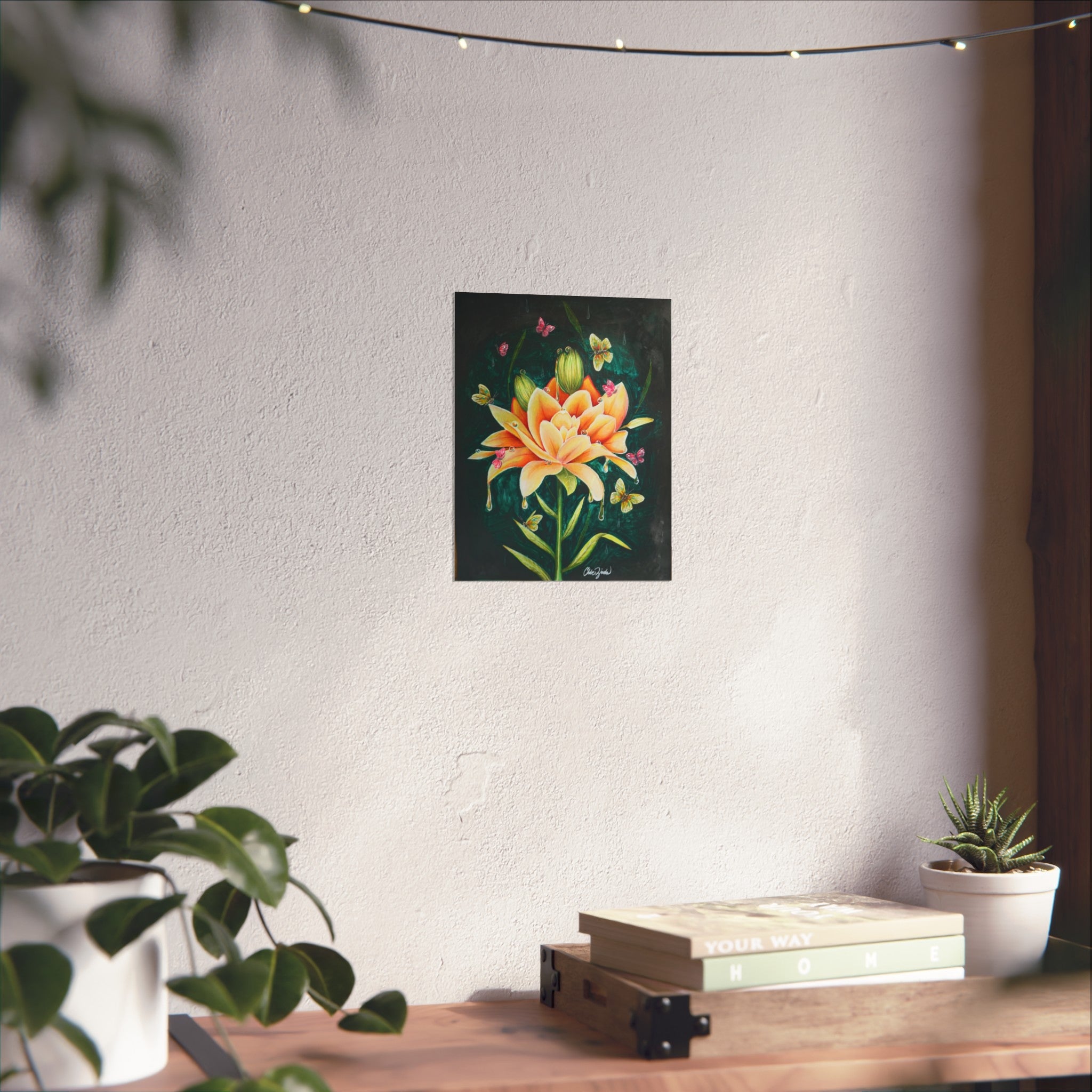 Fine Art Print — Double Asiatic Lily Bloom