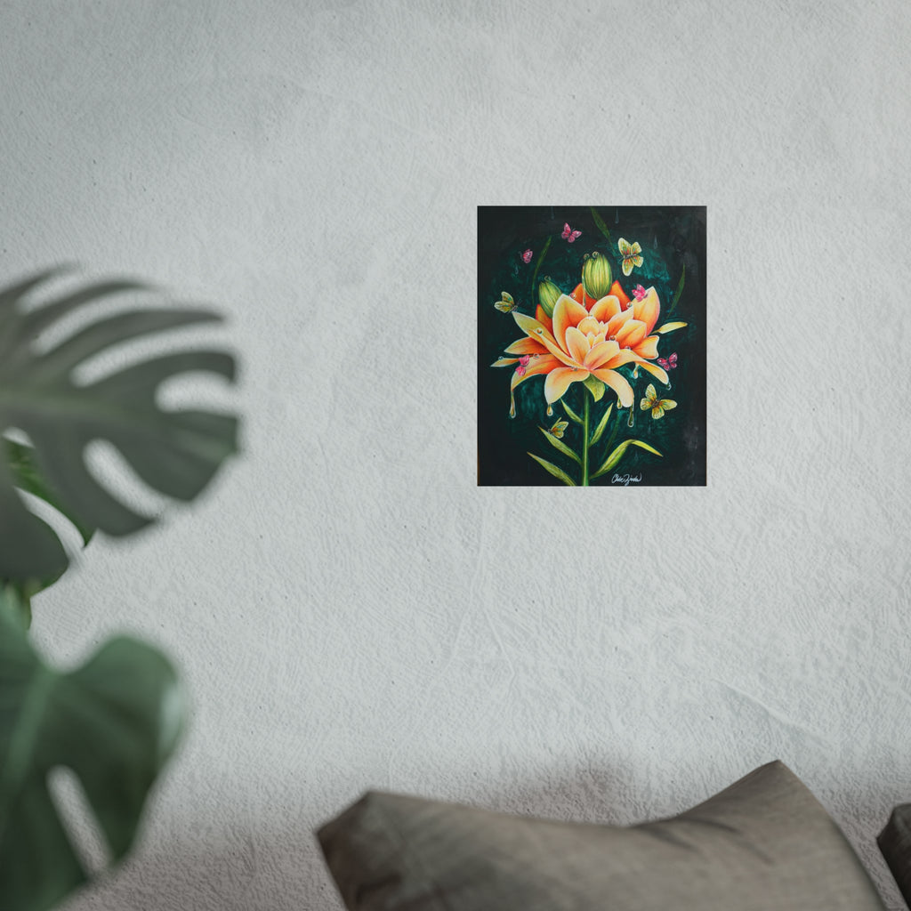 Lilies in Bloom Collection — Double Asiatic Lily Fine Art Print