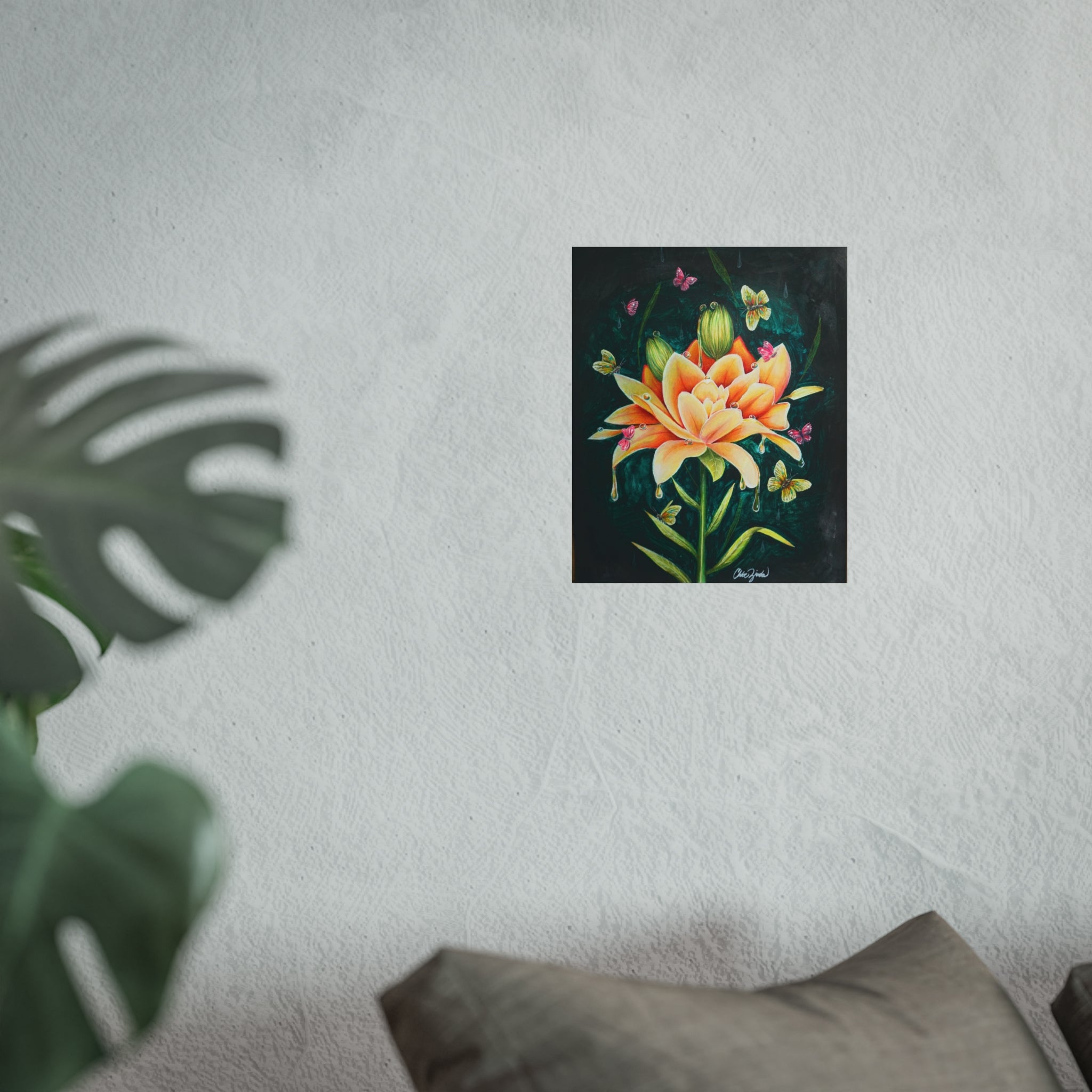 Lilies in Bloom Collection — Double Asiatic Lily Fine Art Print