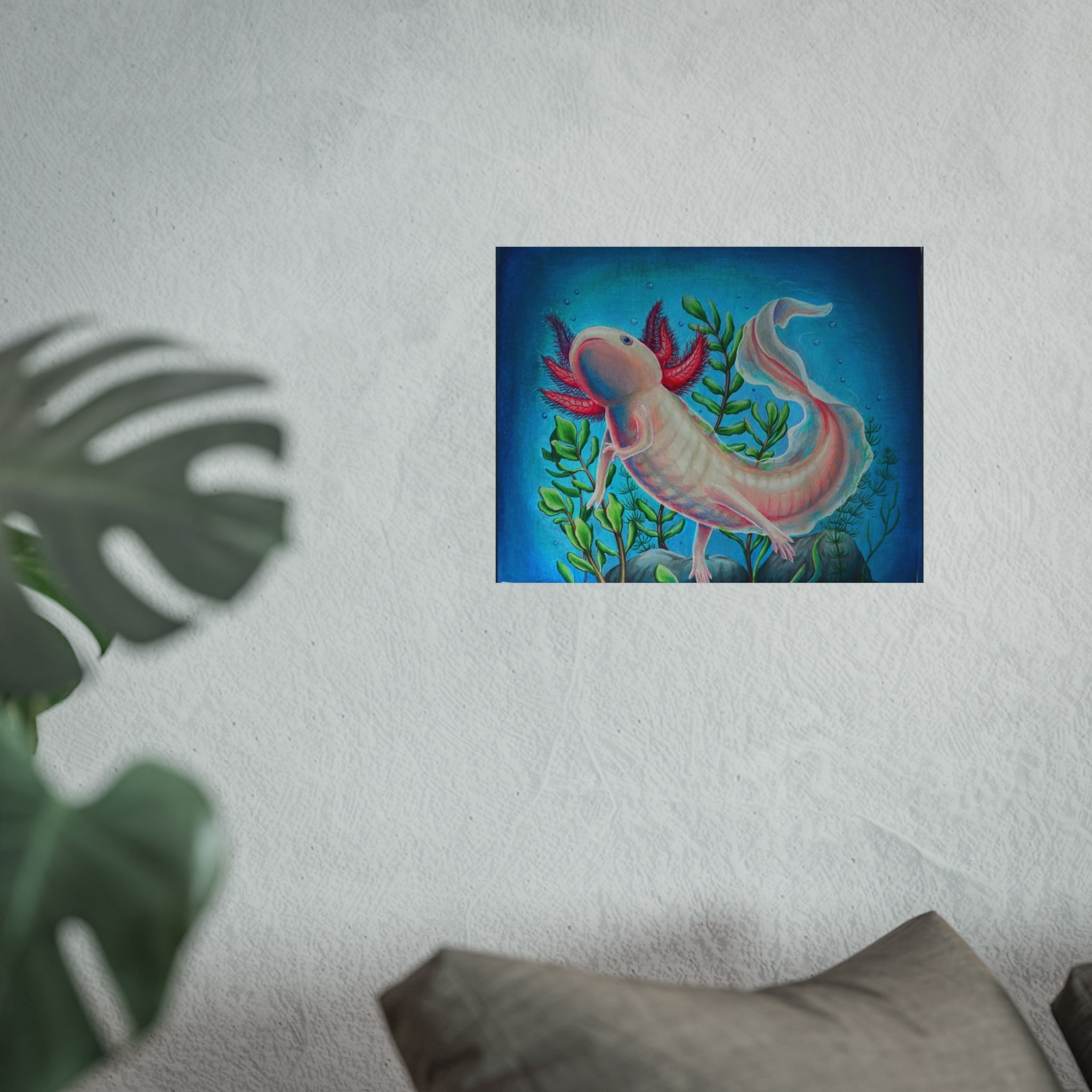 Wildlife Collection Axolotl—Fine Art Print